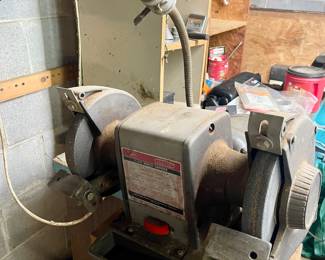 Double grinder on a stand