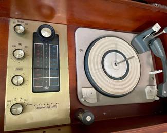 Philco with record player