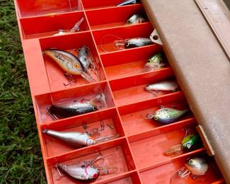 Full drawers in tackle boxes