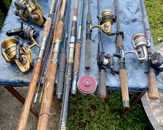 Vintage rods and reels