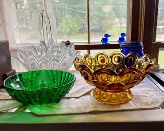 MCM glass bowls