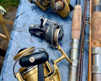 Vintage fishing reels
