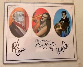 Munsters autographs, no COA