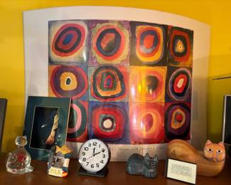 Wassily Kandinsky 'Squares with Concentric Rings' Poster