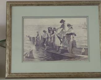 Arthur J. Elsley 'The Pier' Print