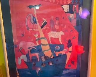 Sylvia Edwards Noah's Ark Print