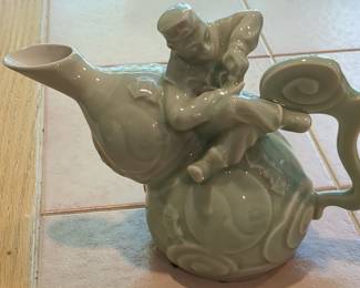 Vintage Bombay Company Figural Teapot