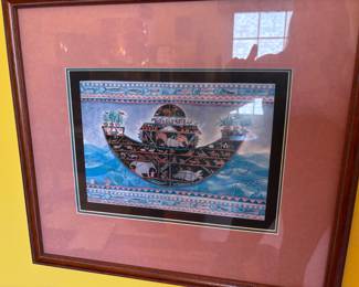 Noah's Ark by Jane Ray Framed Print - Roger La Borde