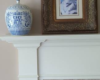 Blue and White Porcelain Double Happiness Ginger Jar