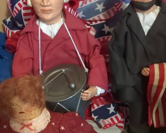 Hallmark "Famous Americans" Series Cloth Doll Set