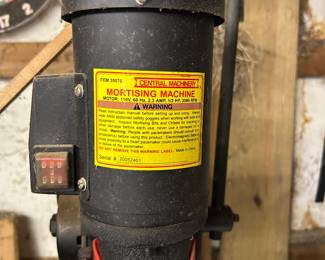 Mortising machine