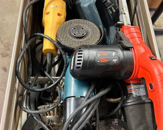 Lots of hand power tools