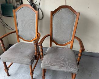 Set of 4 antique chairs - solid wood
