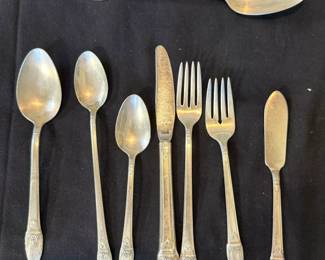 1937 Rogers "True Love" 8 pc setting and more