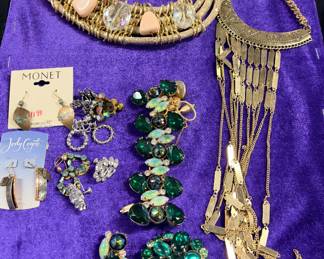 Big collection of costume jewelry