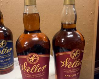 There are a total of 41 bottles included in this collection. Including Pappy Van Winkle and more.