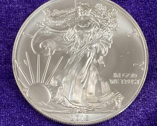 More silver dollars including Morgan’s and American Eagles