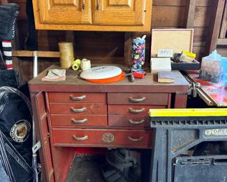 Old tool chest