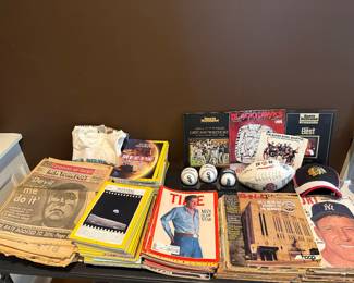 Old newspapers and magazines