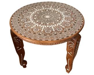 Inlaid vintage table