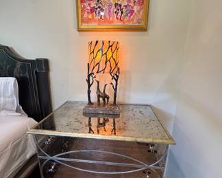 Pair mirrored chests