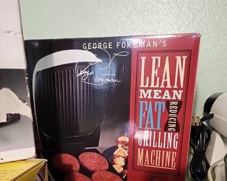 Foreman Lean Mean Fat Grilling Machine New