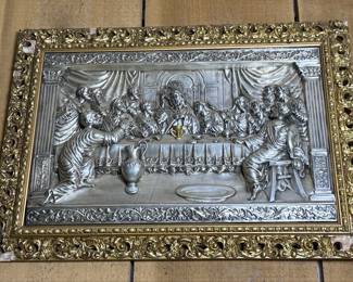 The Last Supper Relief Plaque Style