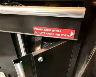 Husky Tool Cabinet with Pegboard