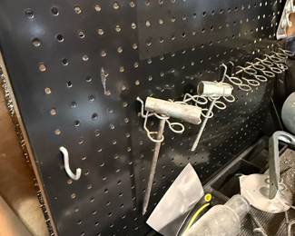 Husky Tool Cabinet with Pegboard