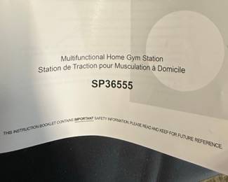 Goplus SP36555 Multifunctional Home Gym Station Style