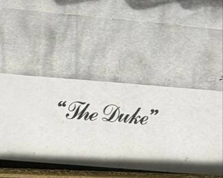 Raphael 'The Duke' John Wayne Portrait Print
