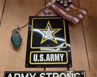 U.S. Army Metal Sign Set