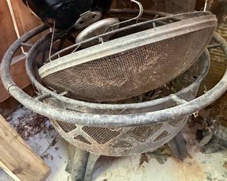 Weber Style Portable Charcoal Grill and Fire Pit