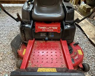 Toro TimeCutter SS 4225 Zero Turn Mower with Cub Cadet Utility Cart