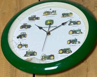 John Deere Tractor Wall Clock