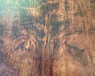 Live Edge Slab Side Table