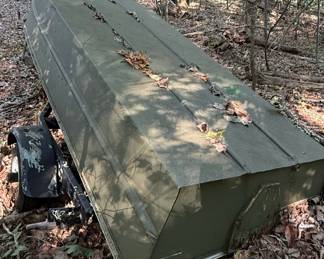 Aluminum Jon Boat with Trailer