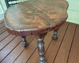 Live Edge Slab Side Table