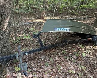 Aluminum Jon Boat with Trailer