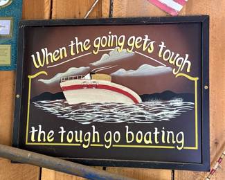 Vintage Style Boating Wall Plaques