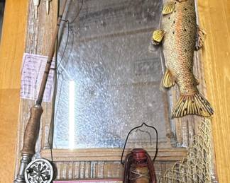 Fishing Theme Decorative Mirror