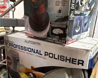 AutoSpa 6" Professional Polisher and MVP SuperLine Polisher Set