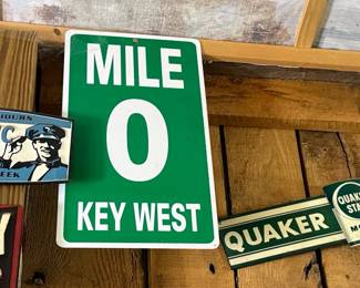 Collection of Decorative Garage and Automotive Signs