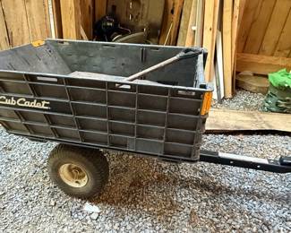 Toro TimeCutter SS 4225 Zero Turn Mower with Cub Cadet Utility Cart