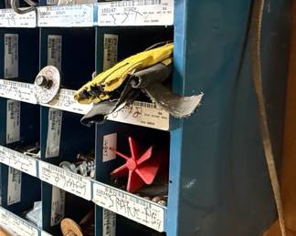 Industrial Parts Bin Cabinet with Hardware