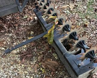 Brinly-Hardy Style Tow-Behind Lawn Aerator