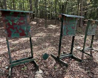 DIY Shooting Target Stands with Steel Gong