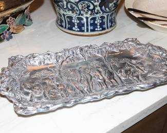 Arthur Court elephant platter