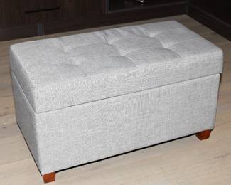 Upholstered storage bench