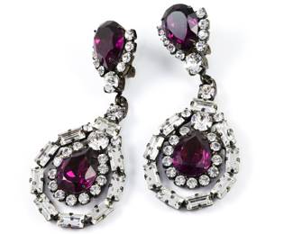 Alan Anderson rhinestone earrings